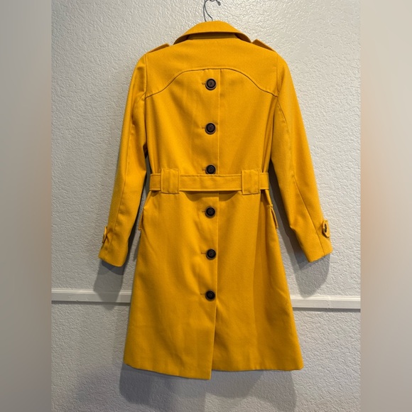 Via || Victoria's Secret Gold Button Trench Coat Miltary - Picture 6 of 8